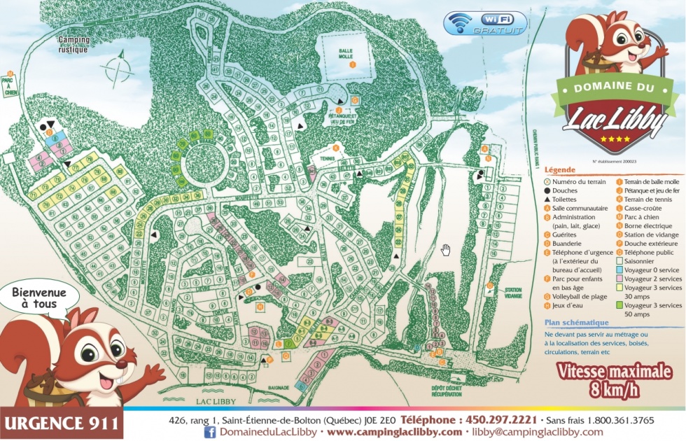 CAMPING Domaine du lac Libby CAMPING Domaine du lac Libby